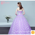 Королевский фиолетовый Алибаба плюс Размер Китай арабский цветное пышное бальное платье вечернее платье